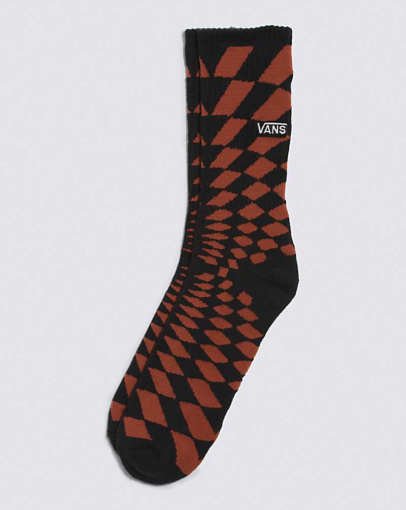 Vans Amusement 66 Crew Men Socks Orange Red | CI1-7354