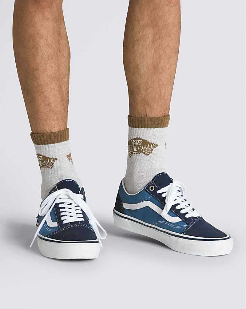 Vans Art Half Crew Men Socks Olive | BH1-7763