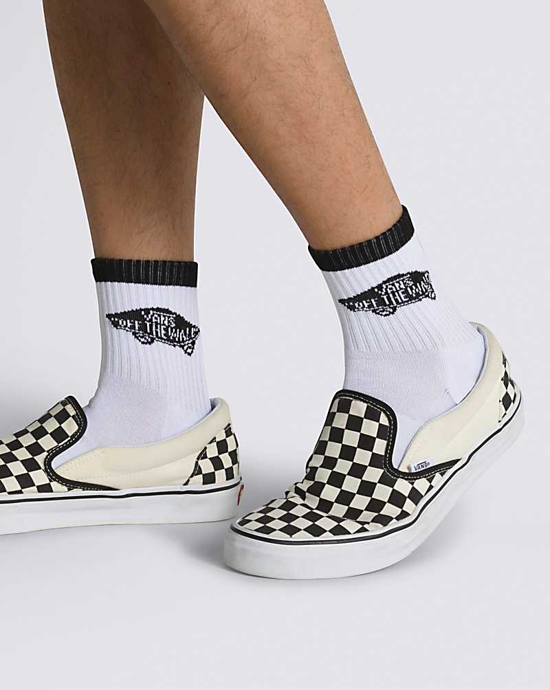 Vans Art Half Crew Men Socks White / Black | EA1-5743