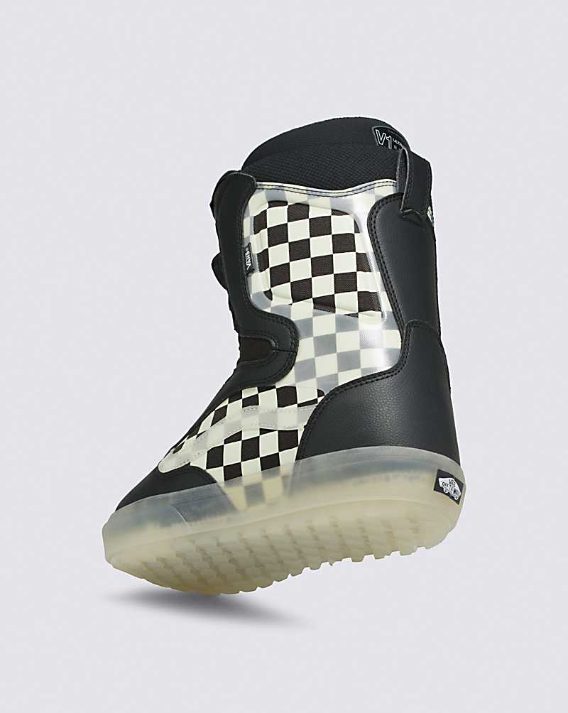 Vans Aura OG Checkerboard Boot Women Snowboard Boots White | WV1-1476