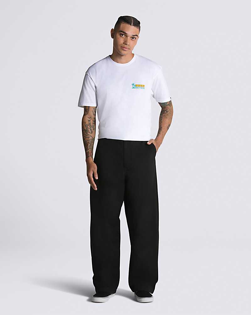 Vans Authentic Chino Baggy Men Pants Black | NK1-0702