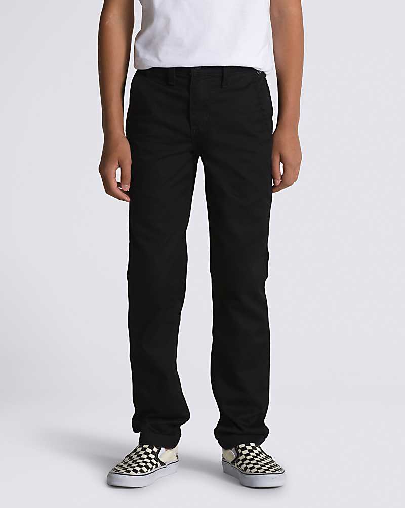 Vans Authentic Chino Kids' Pants Black | PV1-3414