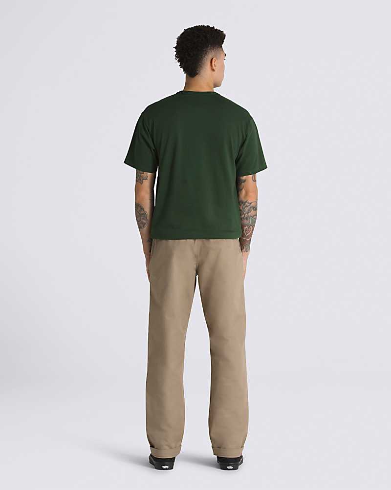 Vans Authentic Chino Relaxed Men Pants Khaki | AQ1-5611