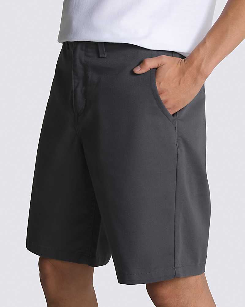 Vans Authentic Chino Relaxed Men Shorts Dark Grey | WB1-4033