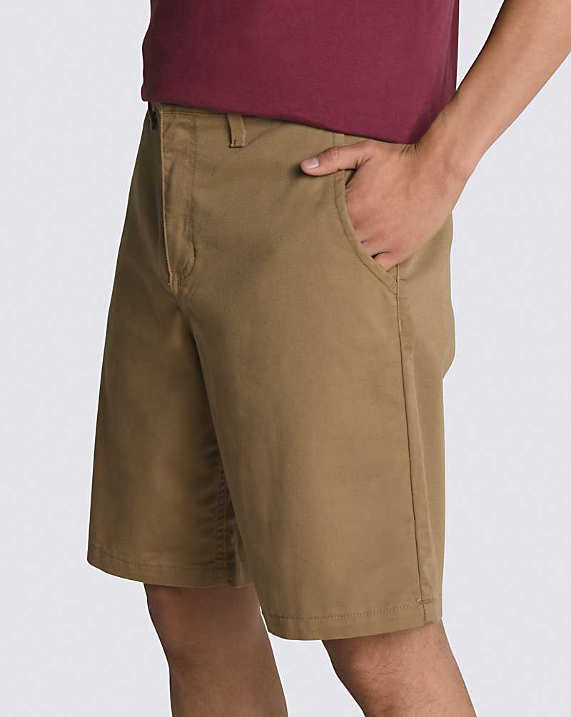 Vans Authentic Chino Relaxed Men Shorts Khaki | WC1-6846