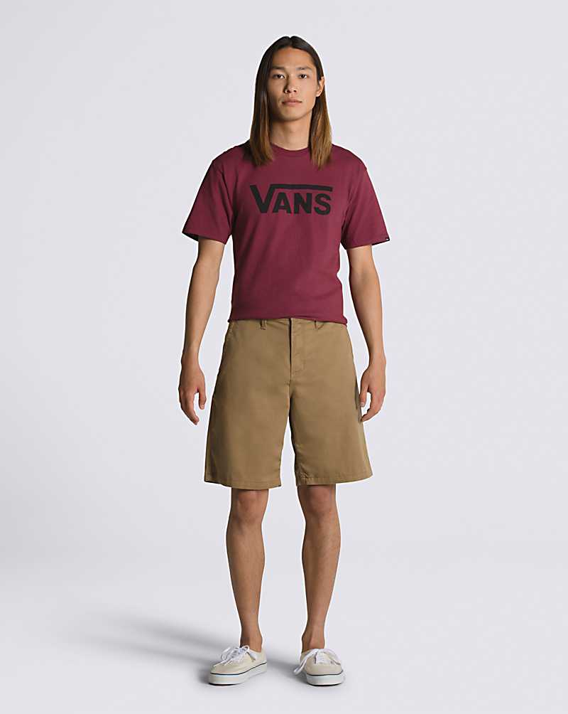 Vans Authentic Chino Relaxed Men Shorts Khaki | WC1-6846