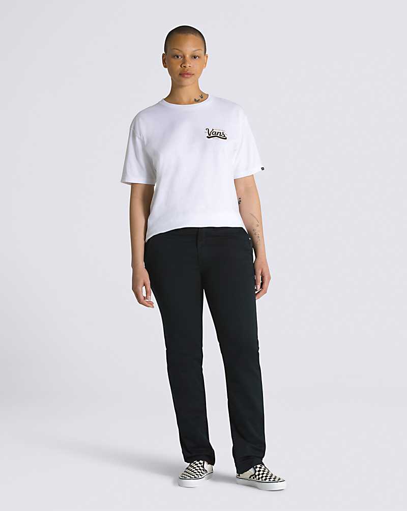 Vans Authentic Chino Slim Men Pants Black | QM1-4027