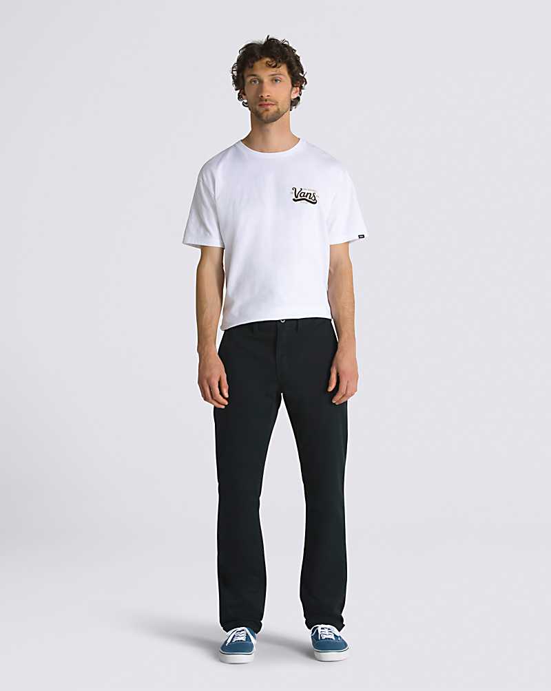 Vans Authentic Chino Slim Men Pants Black | QM1-4027