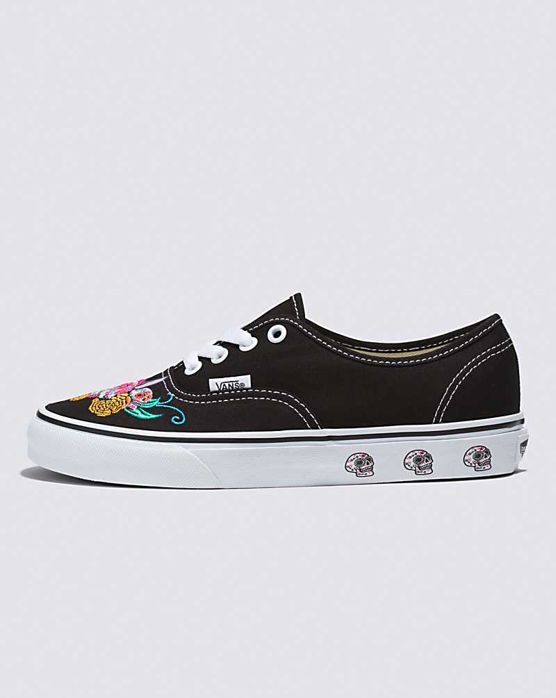 Vans Authentic Dia De Los Muertos Shoe Men Sneakers Black / White | JX1-9221