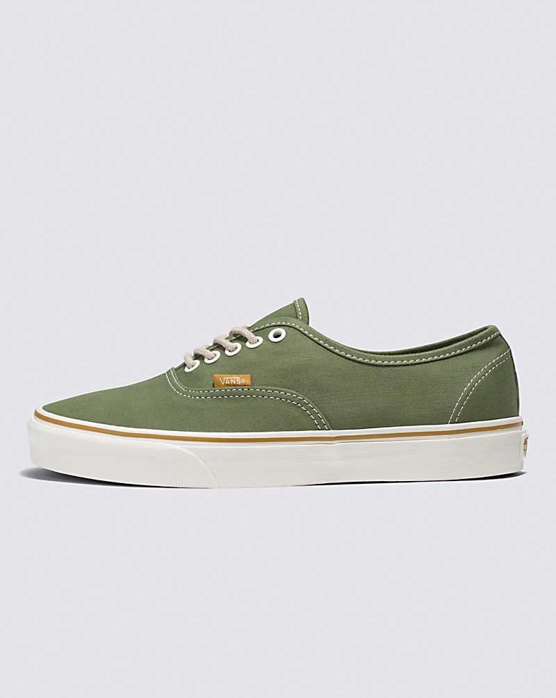 Vans Authentic Embroidered Check Shoe Women Sneakers Green | NE1-6288