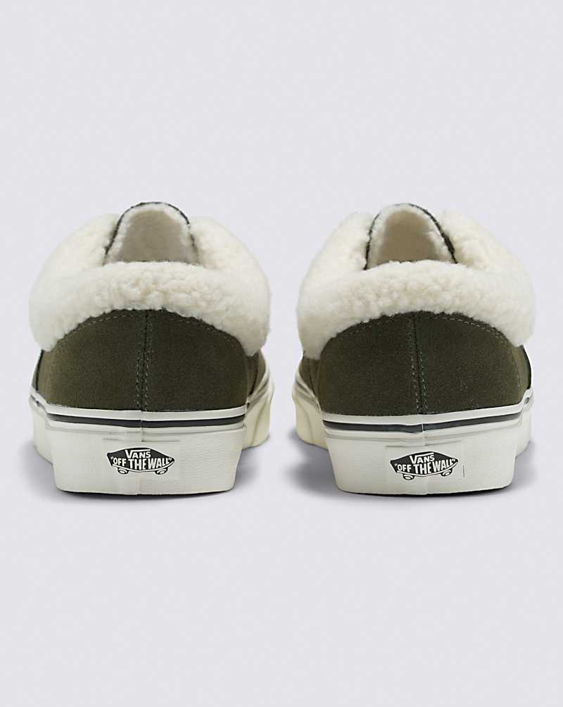 Vans Authentic Sherpa Shoe Women Sneakers Green | BL1-8275