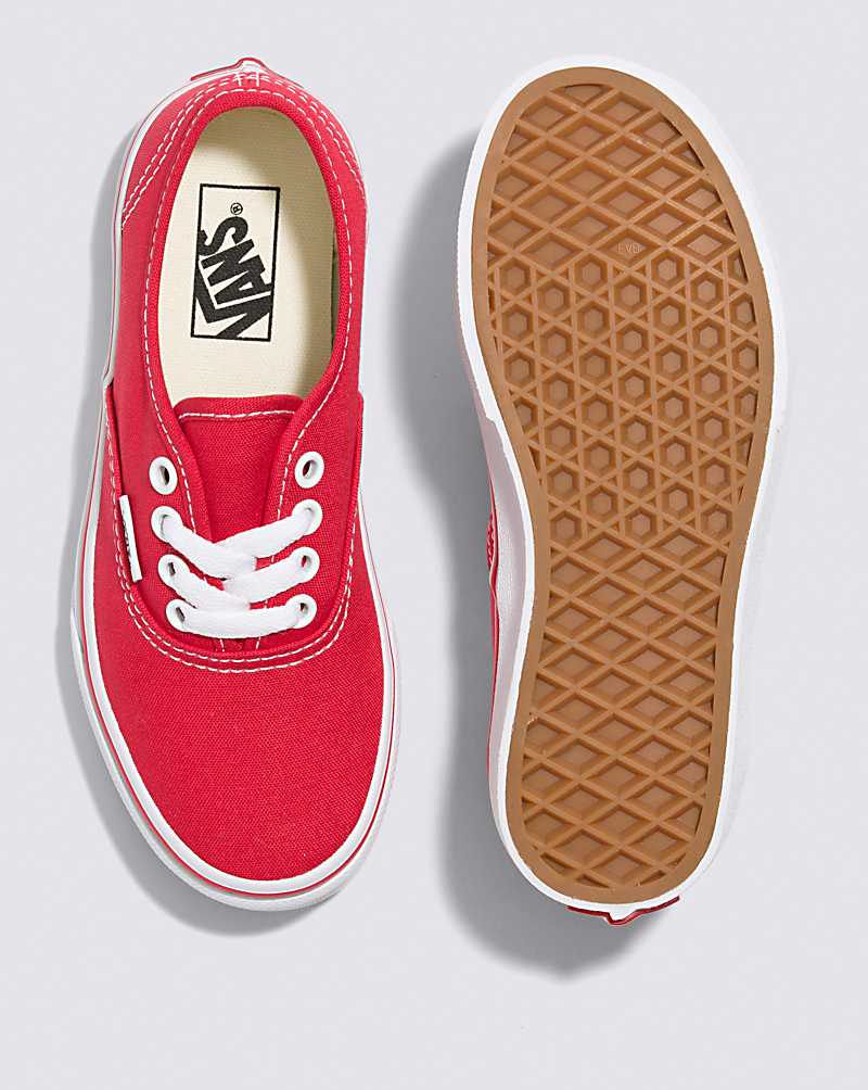 Vans Authentic Shoe Kids' Sneakers Red / White | UV1-8142