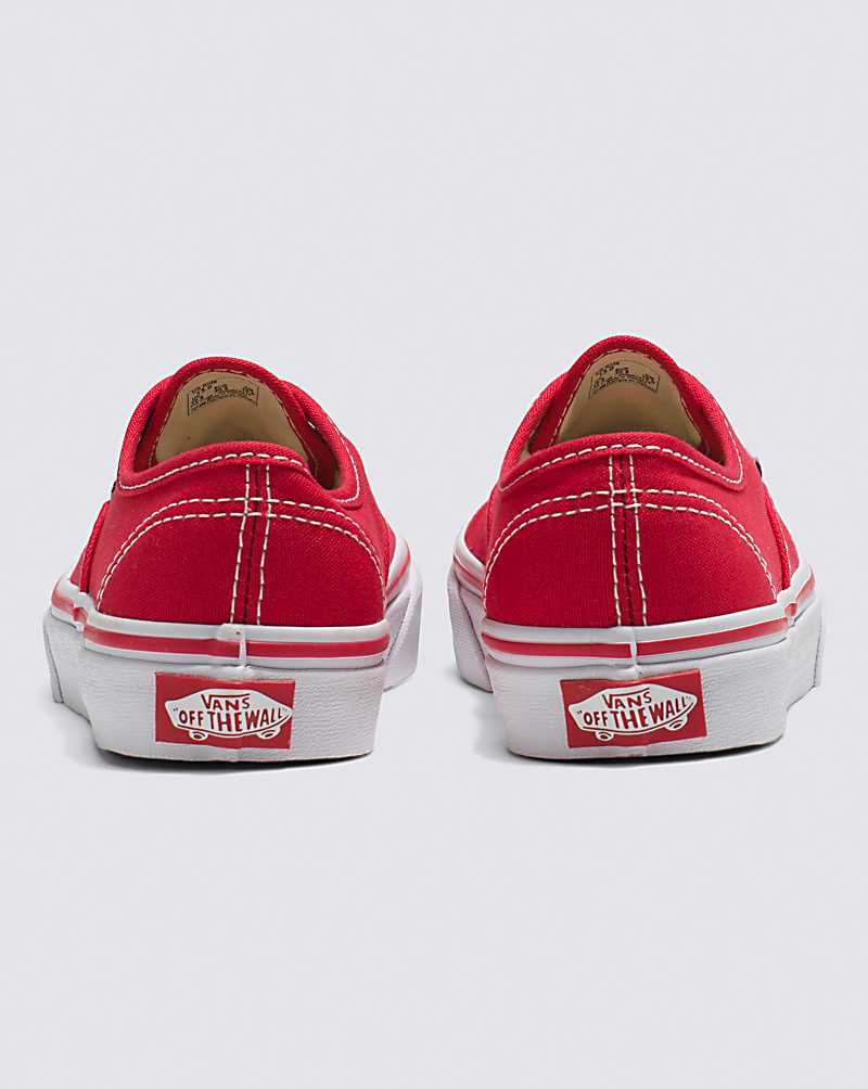 Vans Authentic Shoe Kids' Sneakers Red / White | UV1-8142