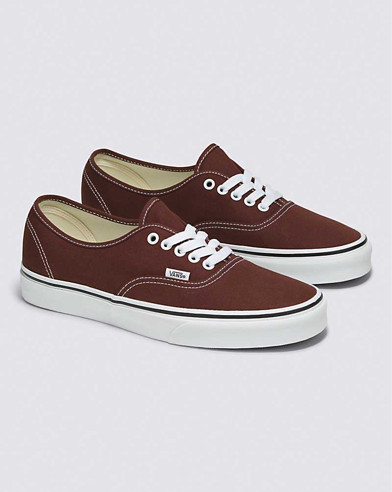 Vans Authentic Shoe Men Sneakers Chocolate | AW1-0424