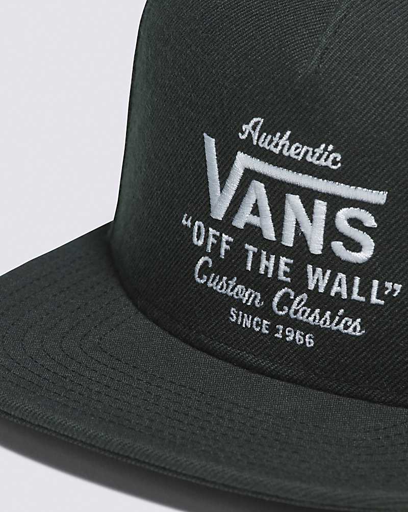 Vans Authentic Snapback Men Hats Black | FY1-5148