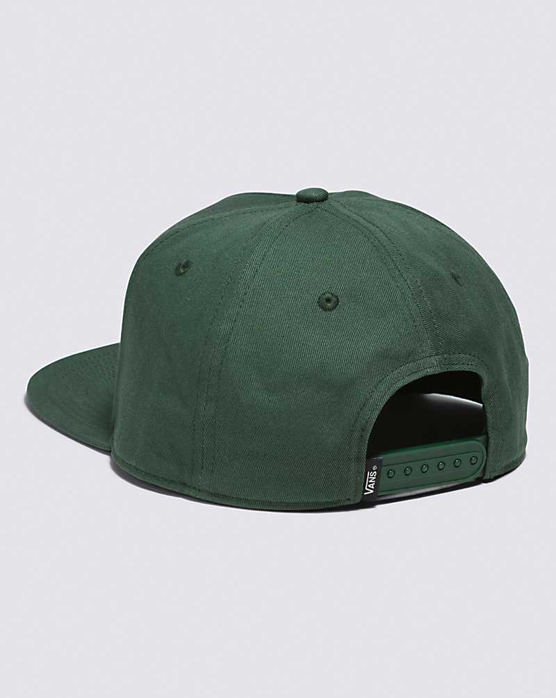 Vans Authentic Snapback Men Hats Green | TC1-3393