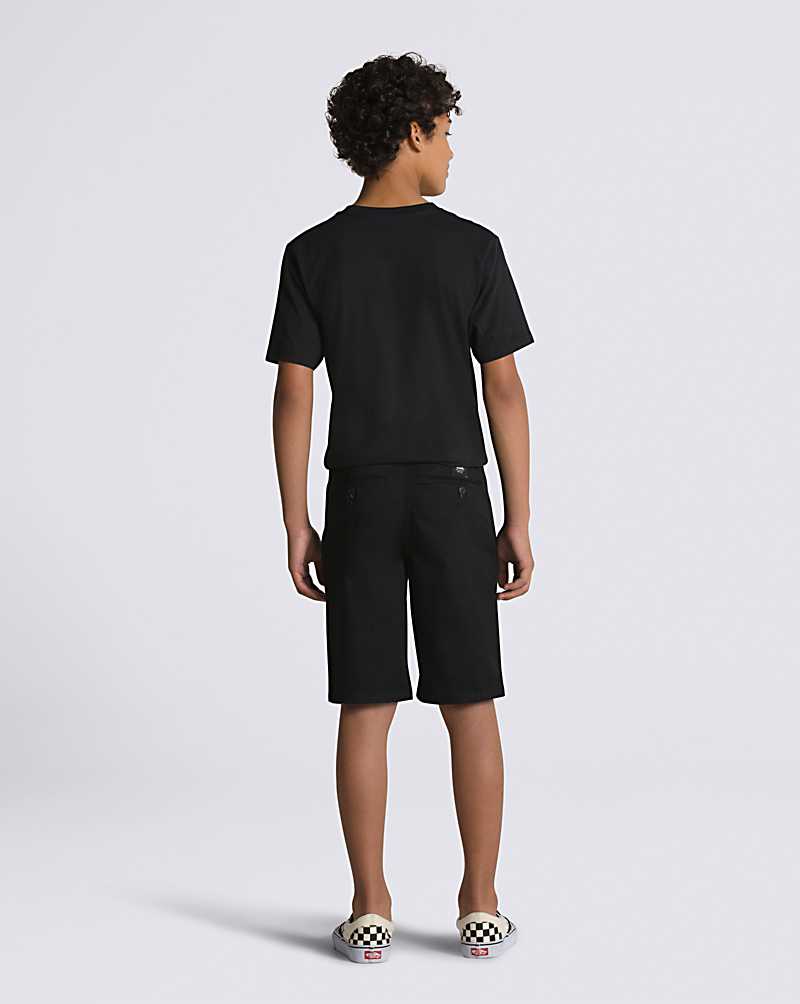 Vans Authentic Stretch Kids' Shorts Black | MT1-6323