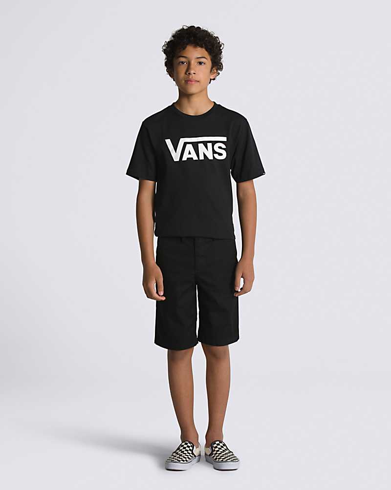 Vans Authentic Stretch Kids\' Shorts Black | MT1-6323