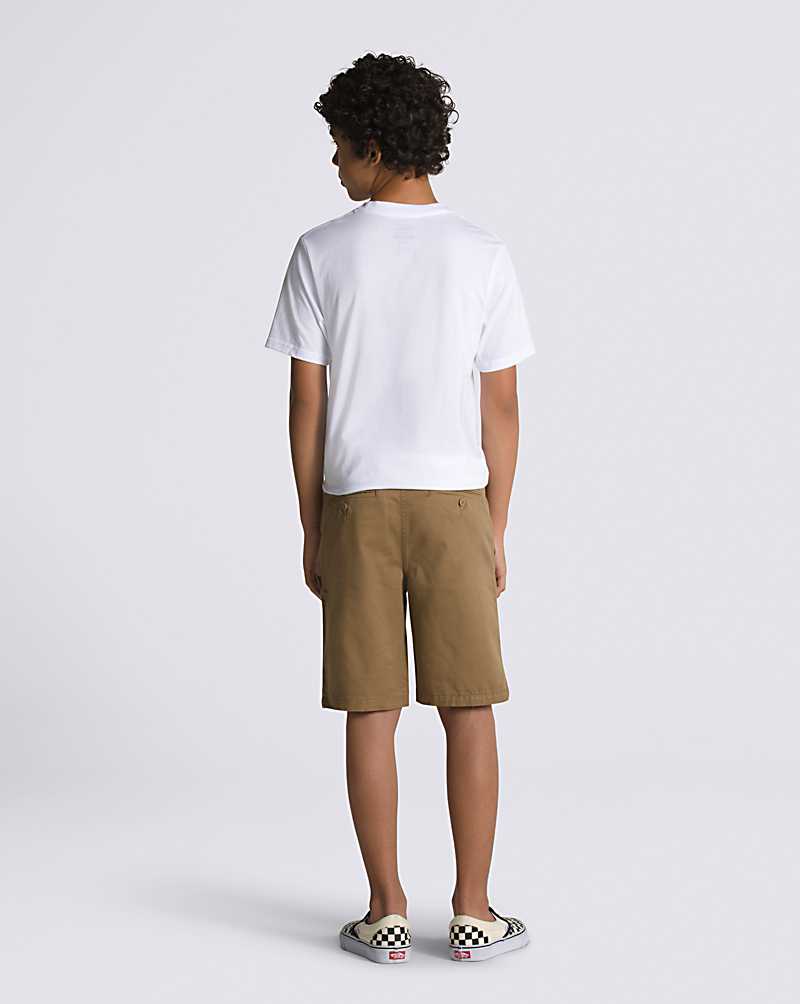 Vans Authentic Stretch Kids' Shorts Khaki | SL1-7542