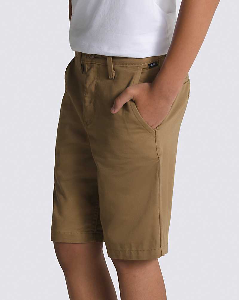 Vans Authentic Stretch Kids' Shorts Khaki | SL1-7542