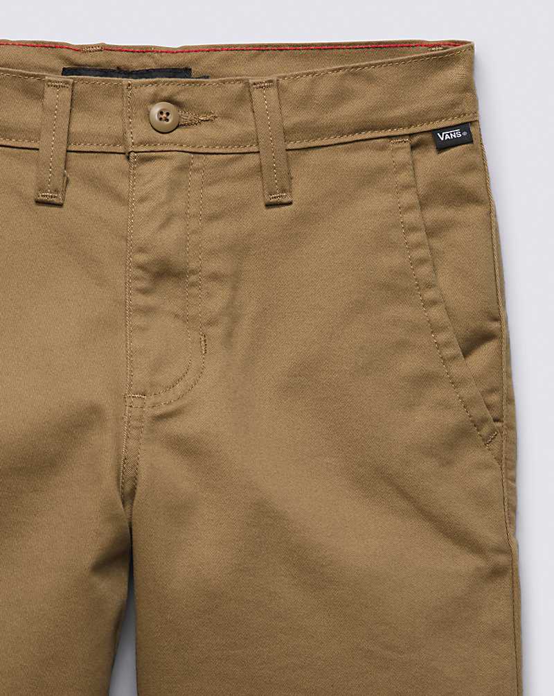 Vans Authentic Stretch Kids' Shorts Khaki | SL1-7542