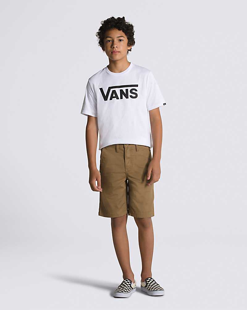 Vans Authentic Stretch Kids\' Shorts Khaki | SL1-7542