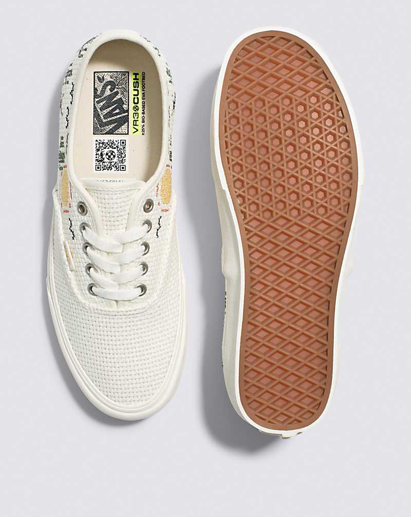 Vans Authentic VR3 Desert Embroidery Shoe Men Sneakers White | BK1-3435