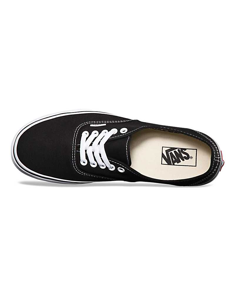 Vans Authentic Wide Shoe Men Sneakers Black / White | WG1-6610