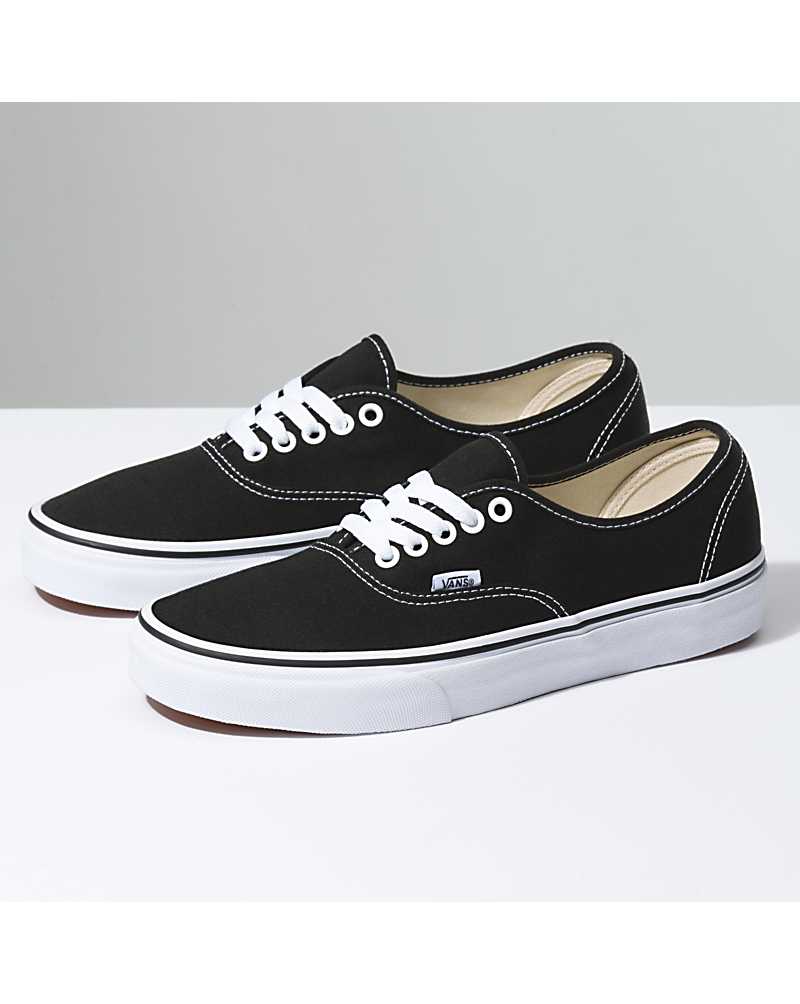 Vans Authentic Wide Shoe Women Sneakers Black / White | LB1-4433