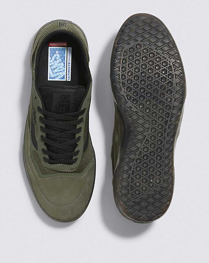 Vans Ave Shoe Women Casual Shoes Dark Olive / Black | ME1-2680