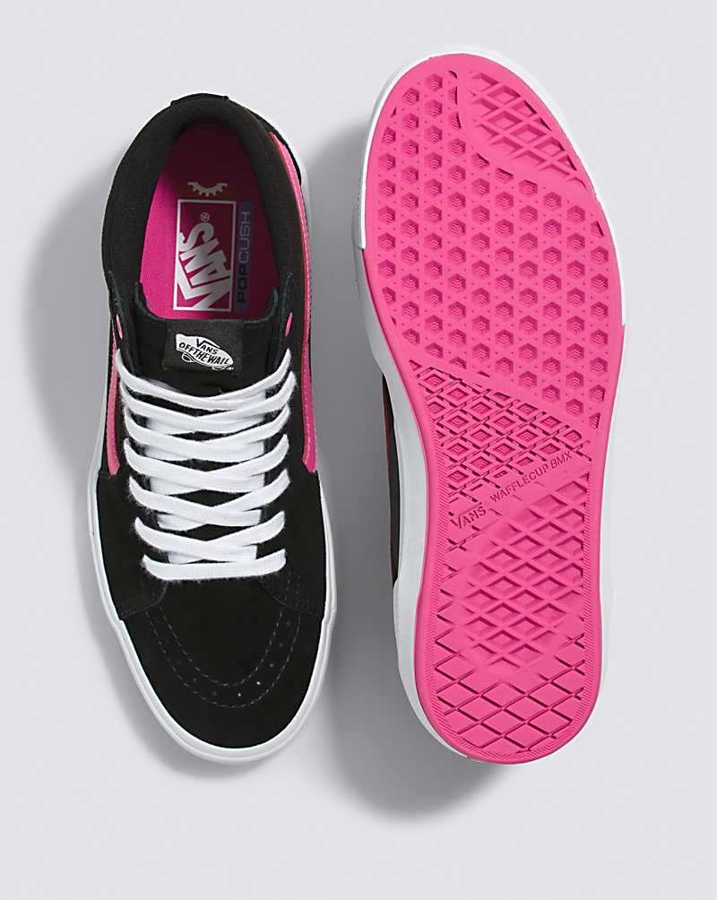 Vans BMX SK8-Hi Men High Top Sneakers Black / Rose | YP1-9742