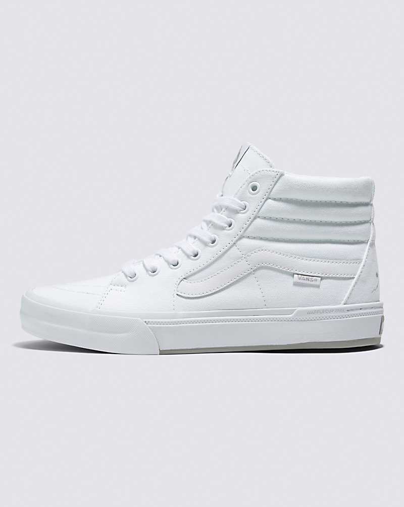 Vans BMX SK8-Hi Shoe X Perris Benegas Shoe Women High Top Sneakers White / Grey | SJ1-2588