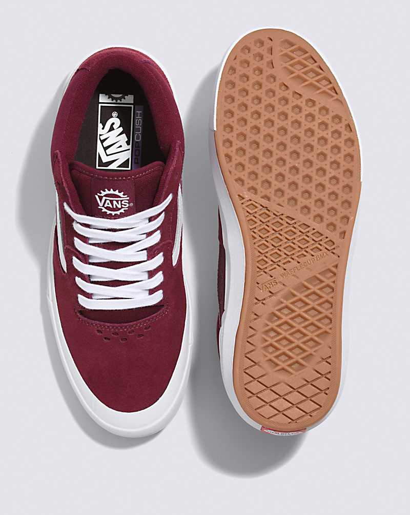 Vans BMX Style 114 Shoe Men Sneakers Dark Red | LF1-6657