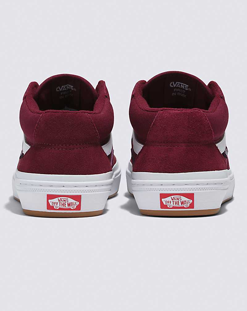 Vans BMX Style 114 Shoe Men Sneakers Dark Red | LF1-6657