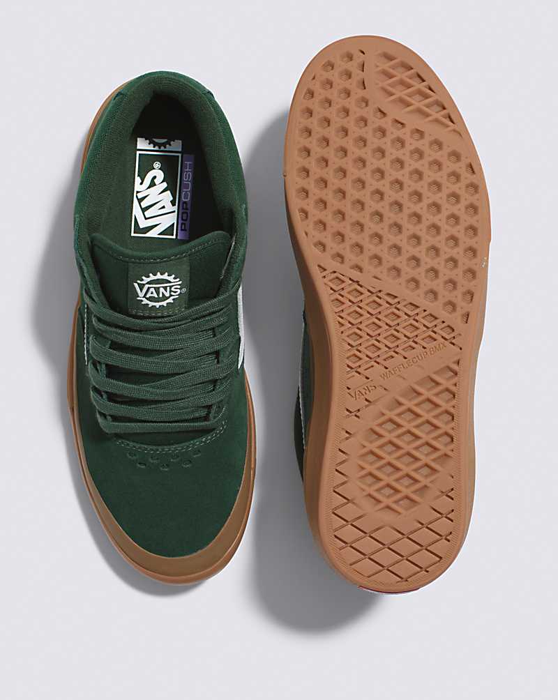 Vans BMX Style 114 Shoe Men Sneakers Green / Brown | JC1-7508