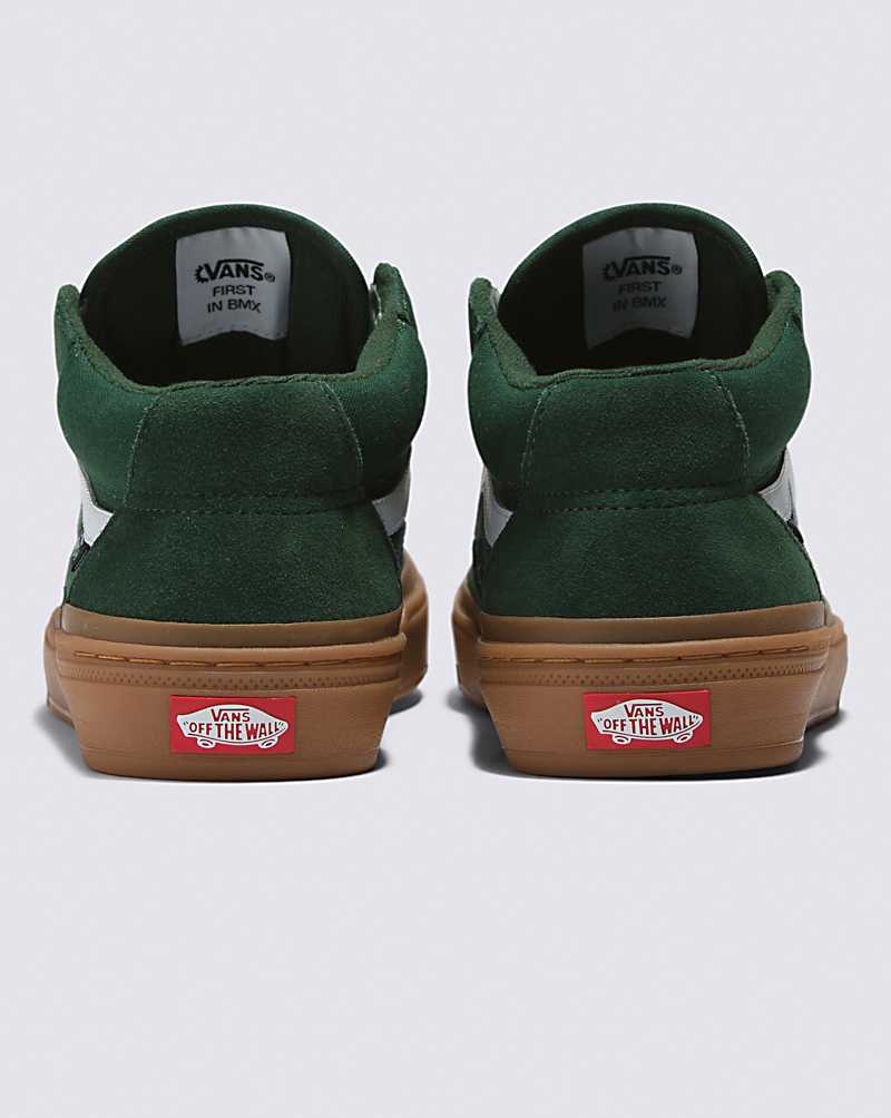 Vans BMX Style 114 Shoe Men Sneakers Green / Brown | JC1-7508