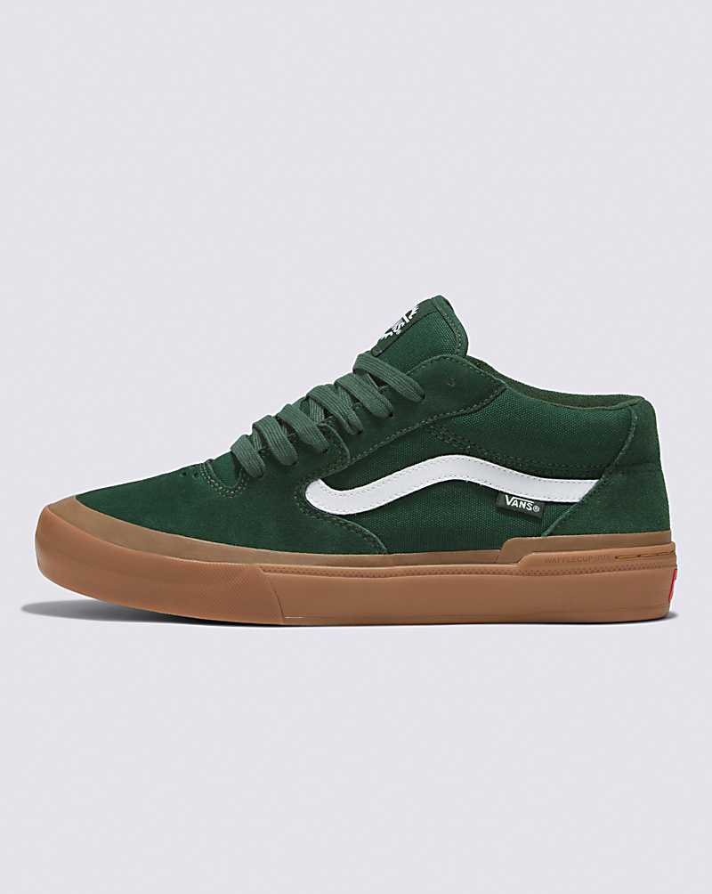 Vans BMX Style 114 Shoe Men Sneakers Green / Brown | JC1-7508