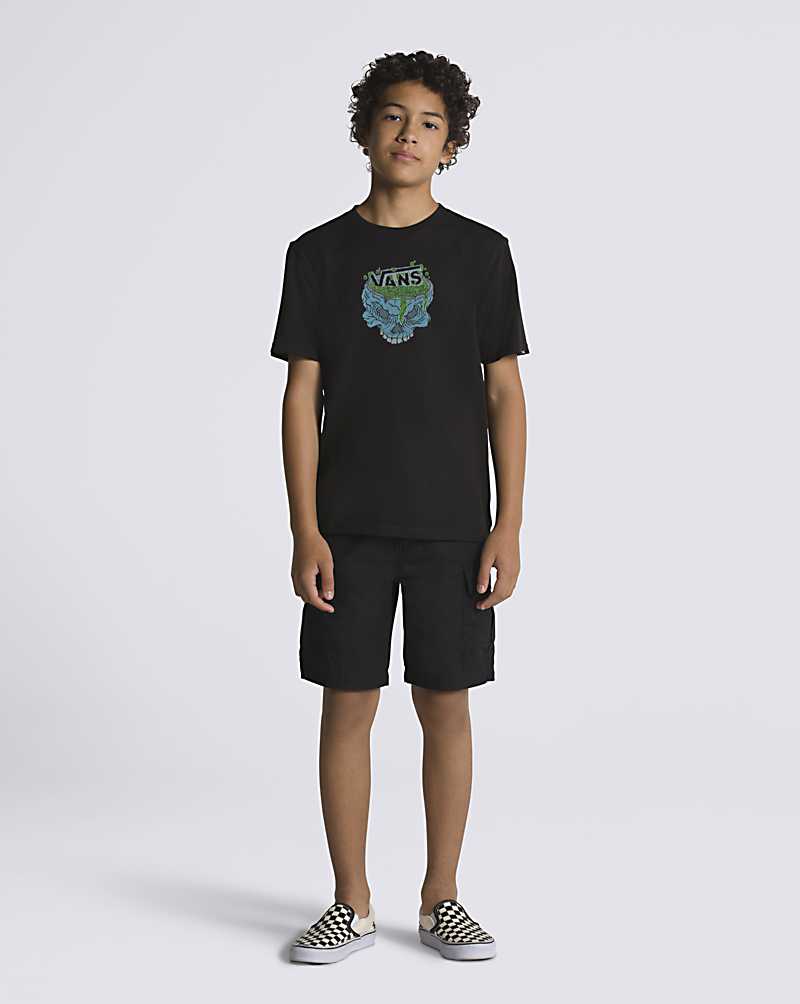 Vans Blubble Kids' T Shirts Black | QS1-6476