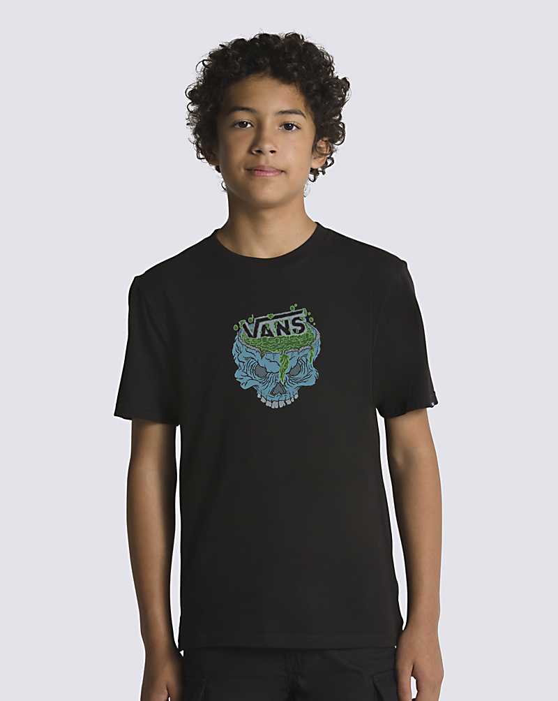 Vans Blubble Kids\' T Shirts Black | QS1-6476