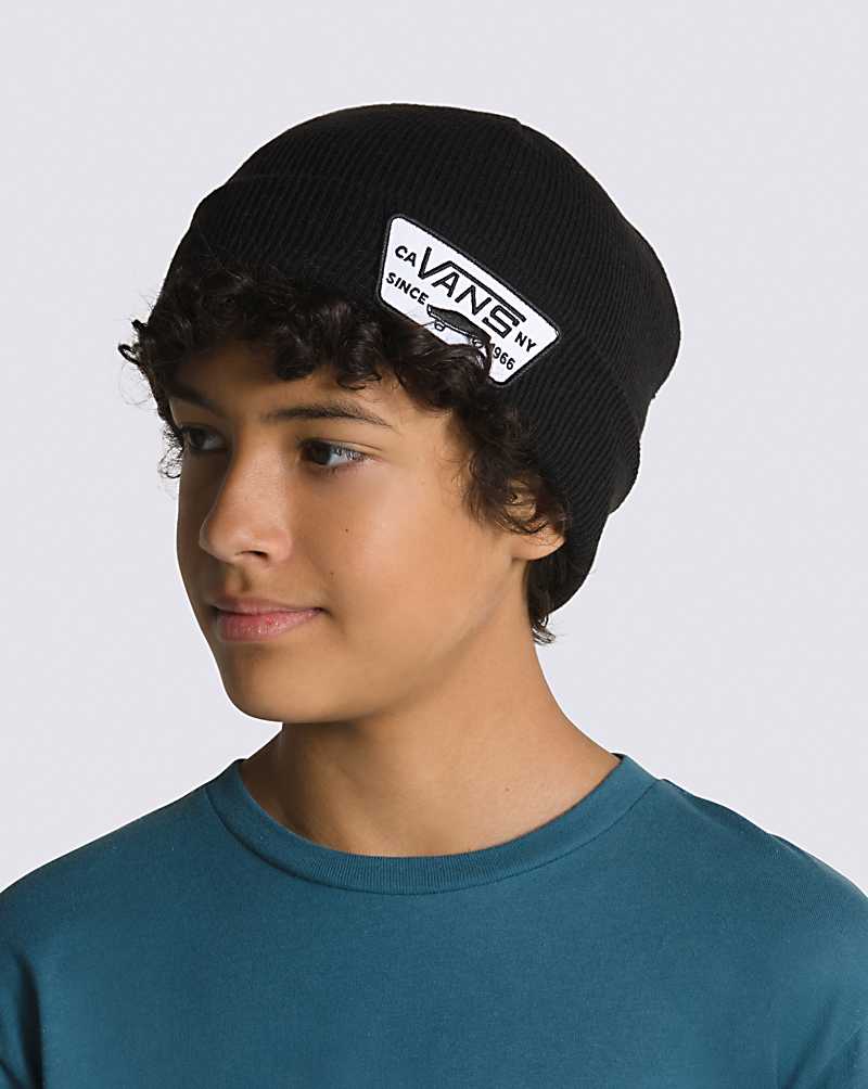 Vans Boys Milford Kids' Beanie Black | KD1-4068