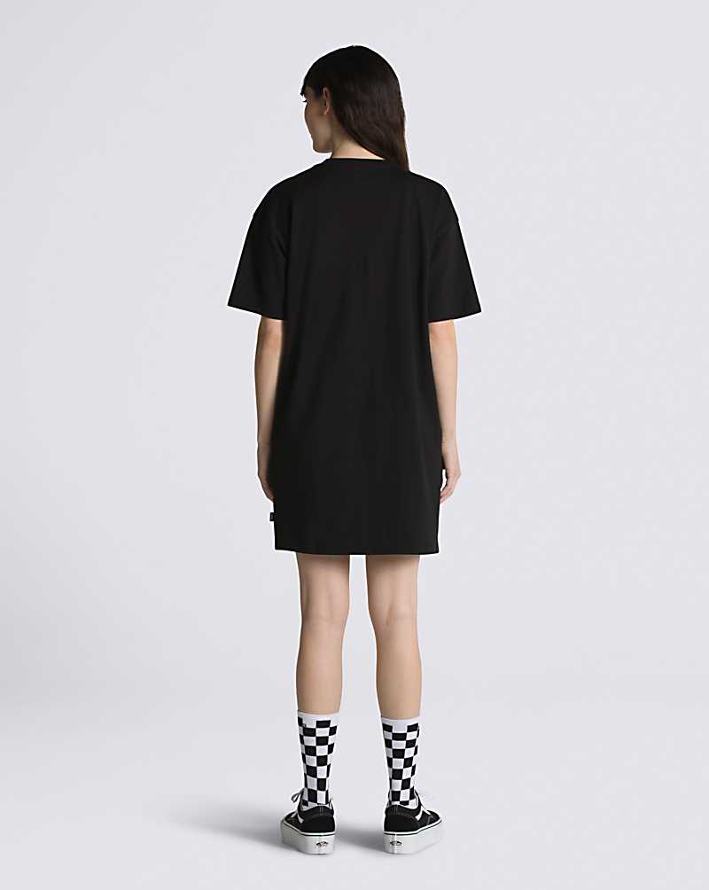 Vans Center Vee Tee Music Academy Women Dress Black | UY1-6661