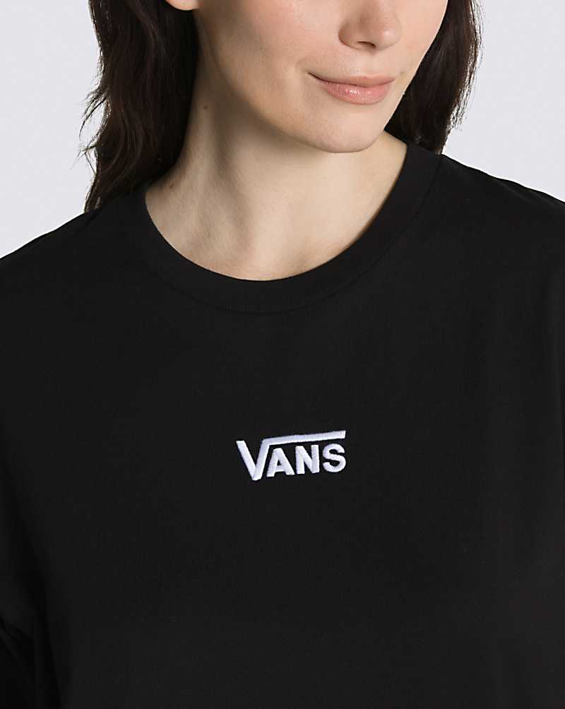 Vans Center Vee Tee Music Academy Women Dress Black | UY1-6661