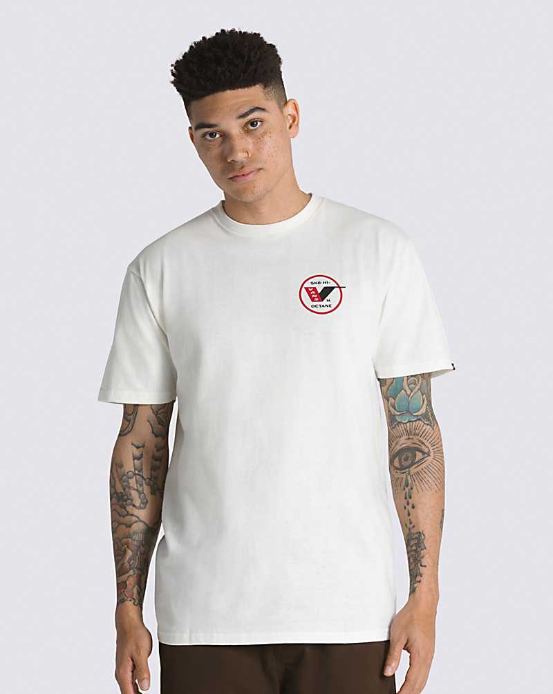 Vans Choice Of Champions Logo Men T Shirts White | VS1-5321