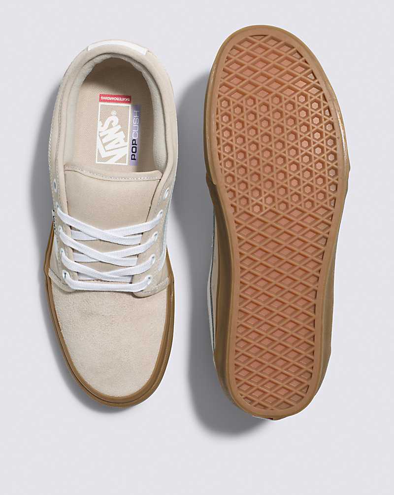 Vans Chukka Low Sidestripe Shoe Men Sneakers Beige | JT1-7200