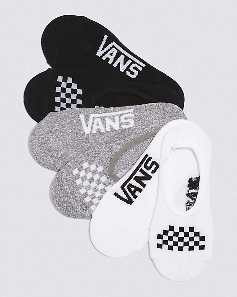 Vans Classic Canoodle 3-Pack Women Socks Black / White | OG1-2240