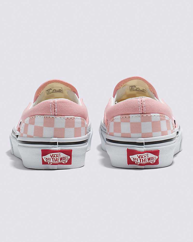 Vans Classic Checkerboard Slip-On Shoe Kids' Slip On Shoes Pink / White | WP1-7091