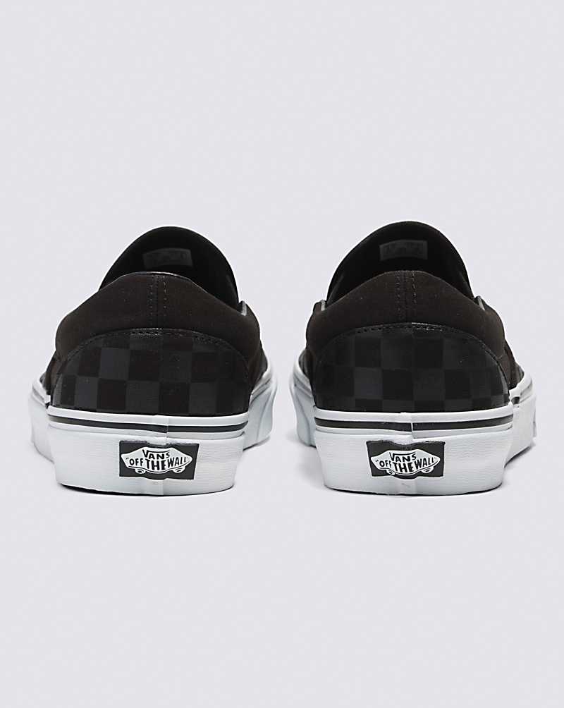 Vans Classic Checkerboard Slip-On Shoe Men Slip On Shoes Black / Black | OJ1-4077