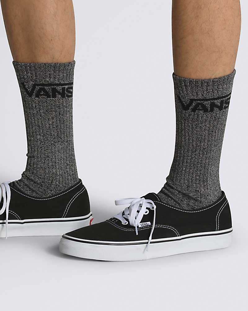 Vans Classic Crew 3-Pack Men Socks Black | CP1-6736