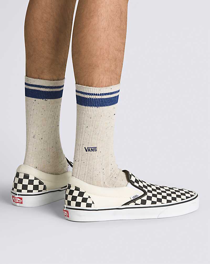 Vans Classic Crew Men Socks Blue | XC1-1547