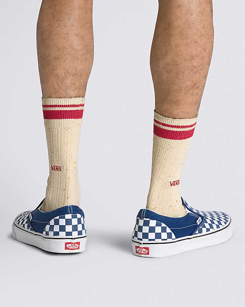 Vans Classic Crew Men Socks White | VJ1-8685